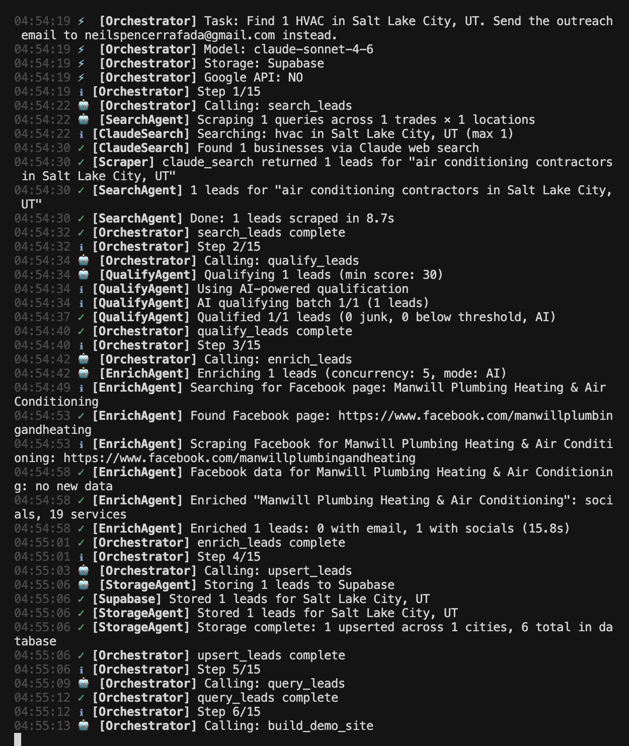 Autonomous Website Builder
